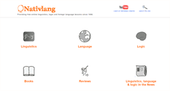 Desktop Screenshot of nativlang.com